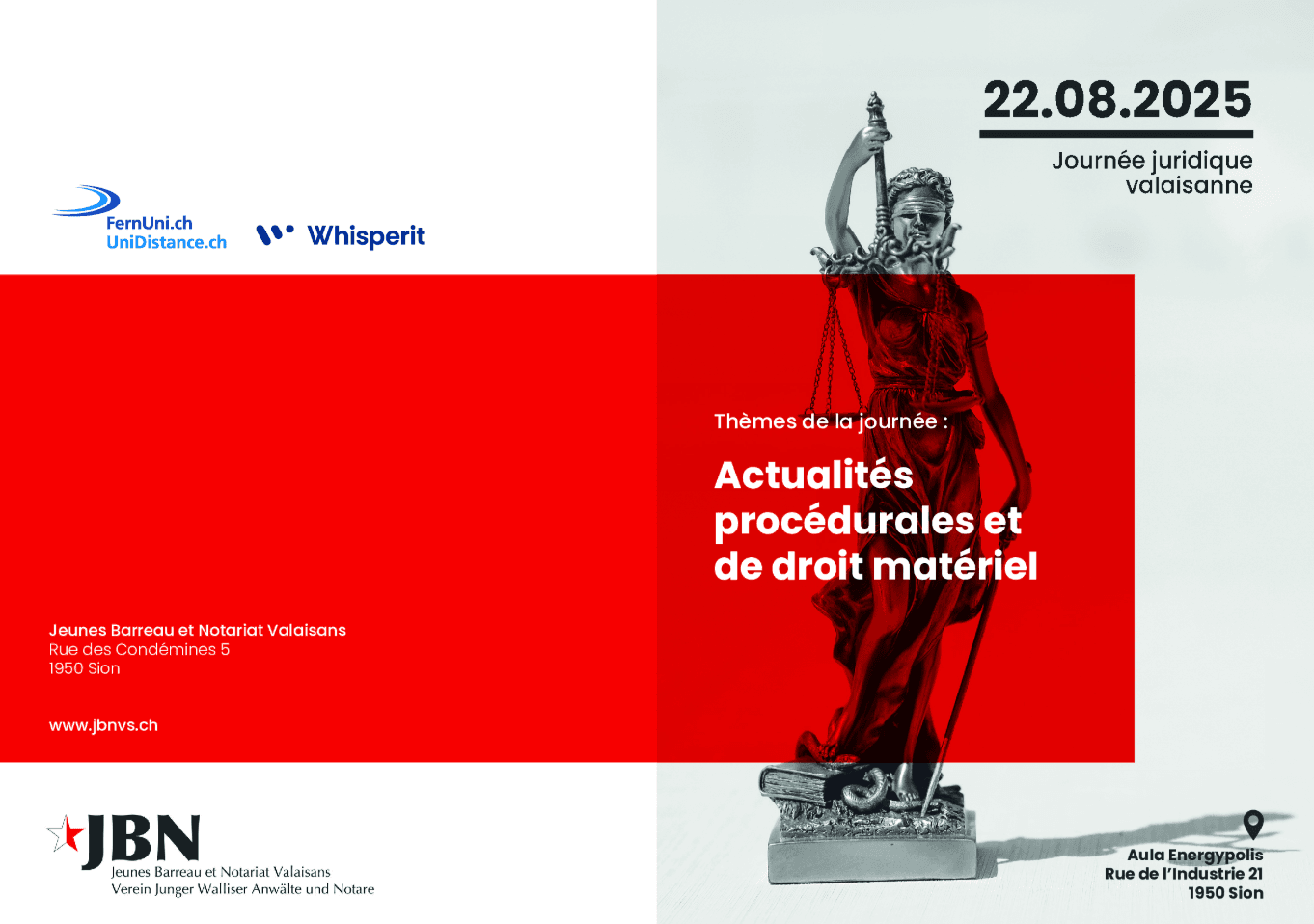 Whisperit presents at Journée juridique valaisanne 2025